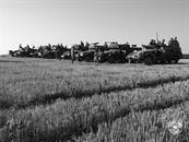 8 HALF TRACKS, AND THEY ALL MADE IT THROUGH THE ENTIRE TRIP, WITH 4 OF THEM DOING AN ADDITIONAL DRIVE TO MONS, BELGIUM FRO TANKS IN TOWN!